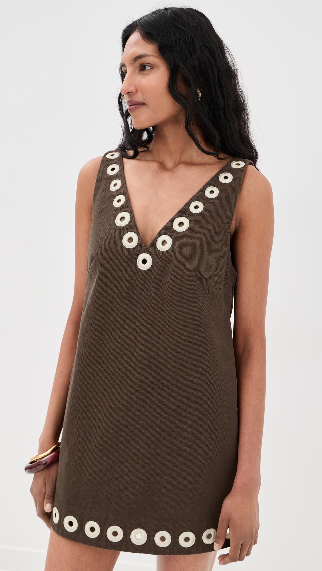 Tobe Denim Mini Dress by ALEMAIS