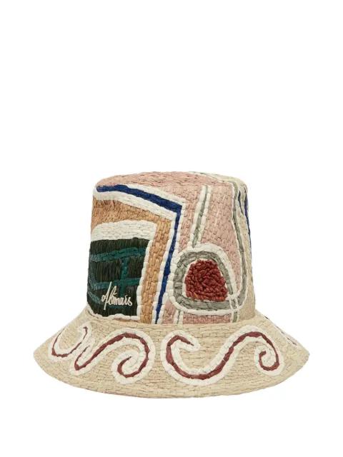 Velora patterned bucket hat by ALEMAIS