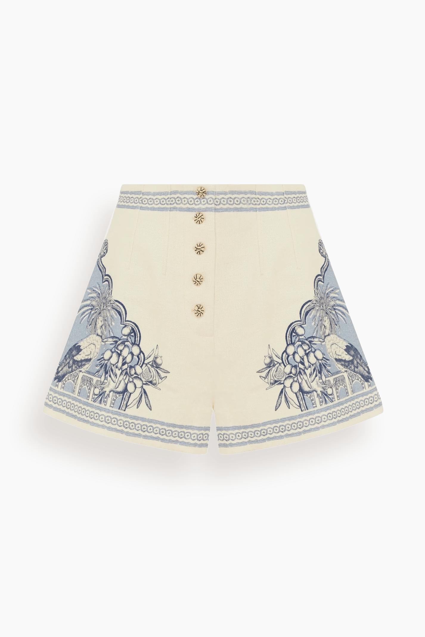 Villa Romantica Corset Short in Cream by ALEMAIS