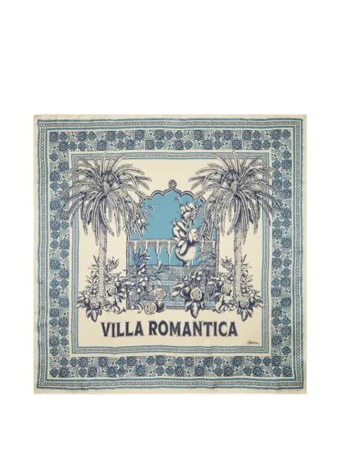Villa Romantica patterned scarf by ALEMAIS