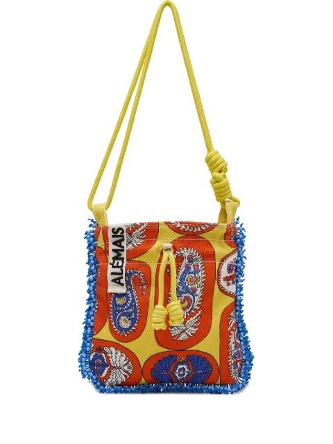beaded paisley cross body bag by ALEMAIS