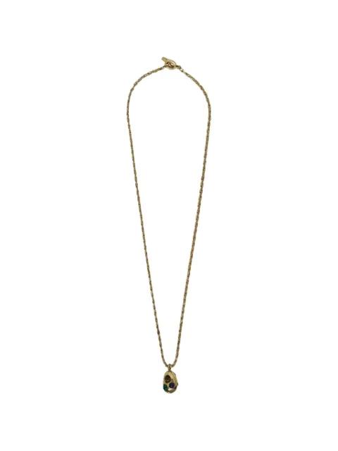 egg-pendant necklace by ALEMAIS