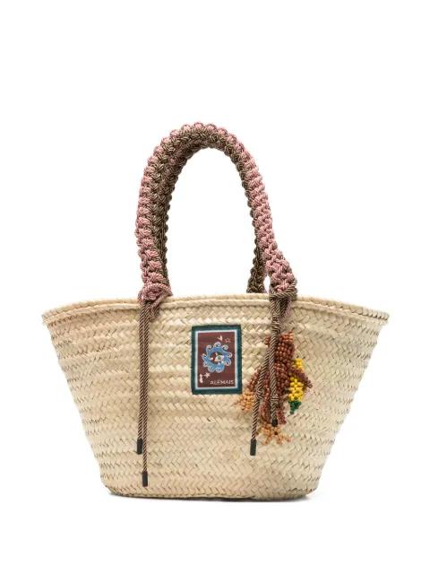 maxi macrame basket tote bag by ALEMAIS