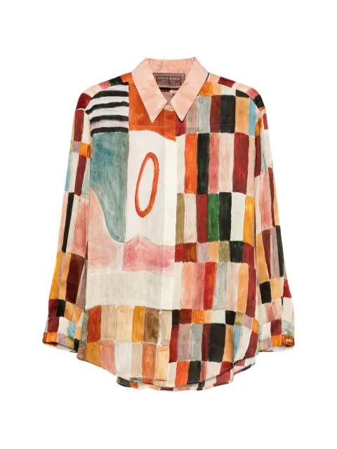 x Laurence Leenaert Marjorelle patchwork shirt by ALEMAIS