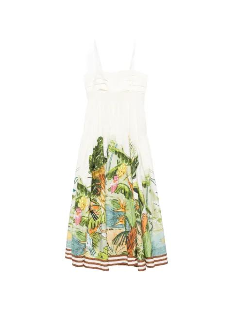 x Mokshini Toucan Tango maxi dress by ALEMAIS