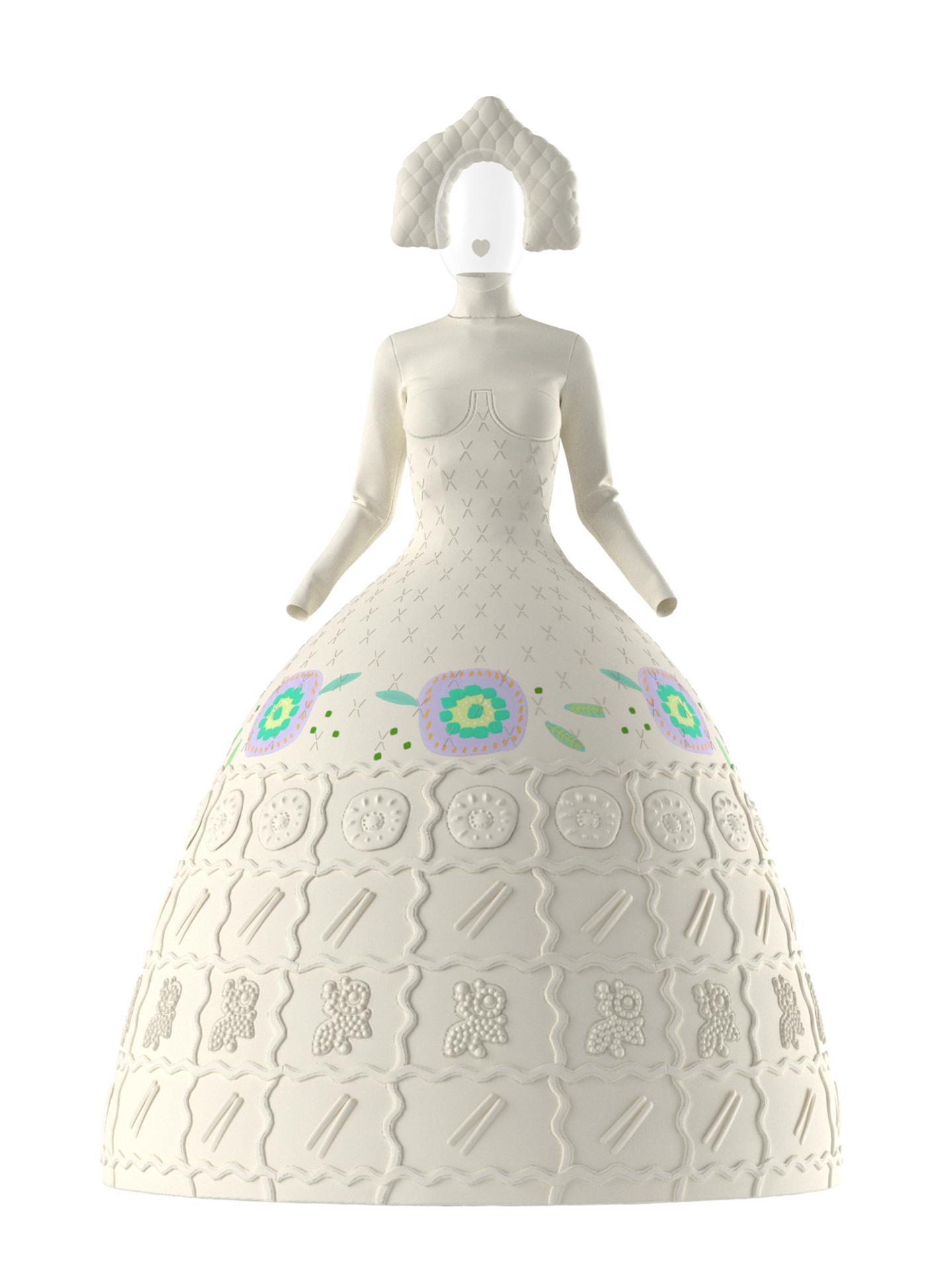 Crinoline dress by ALENA AKHMADULLINA