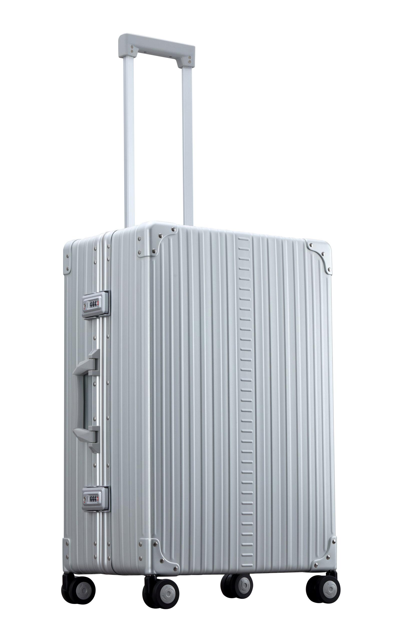 Aleon - 26" Traveler Checked - Silver - Moda Operandi by ALEON