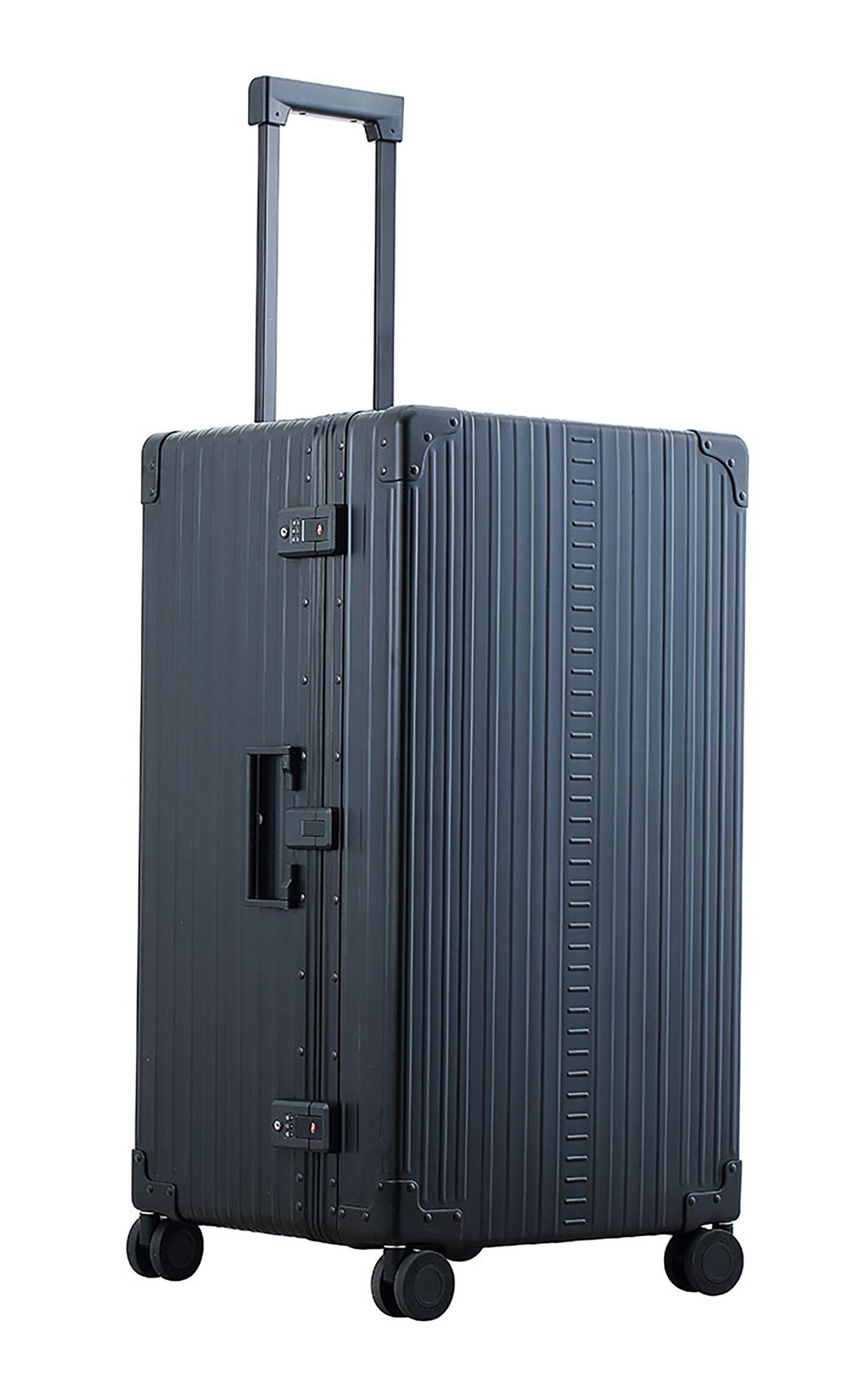 Aleon - 30" International Trunk Checked - Black - Moda Operandi by ALEON