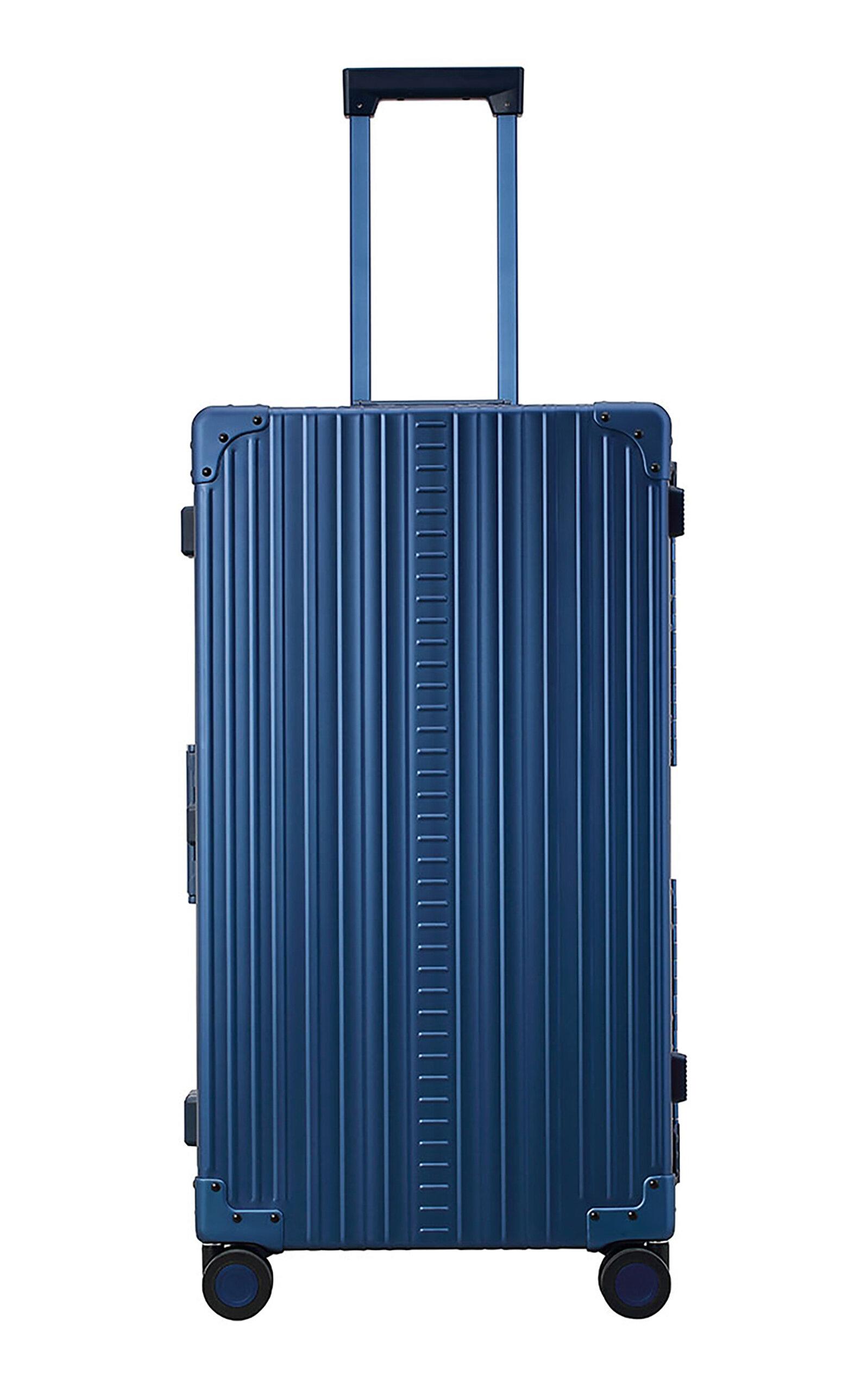 Aleon - 30" International Trunk Checked - Blue - Moda Operandi by ALEON
