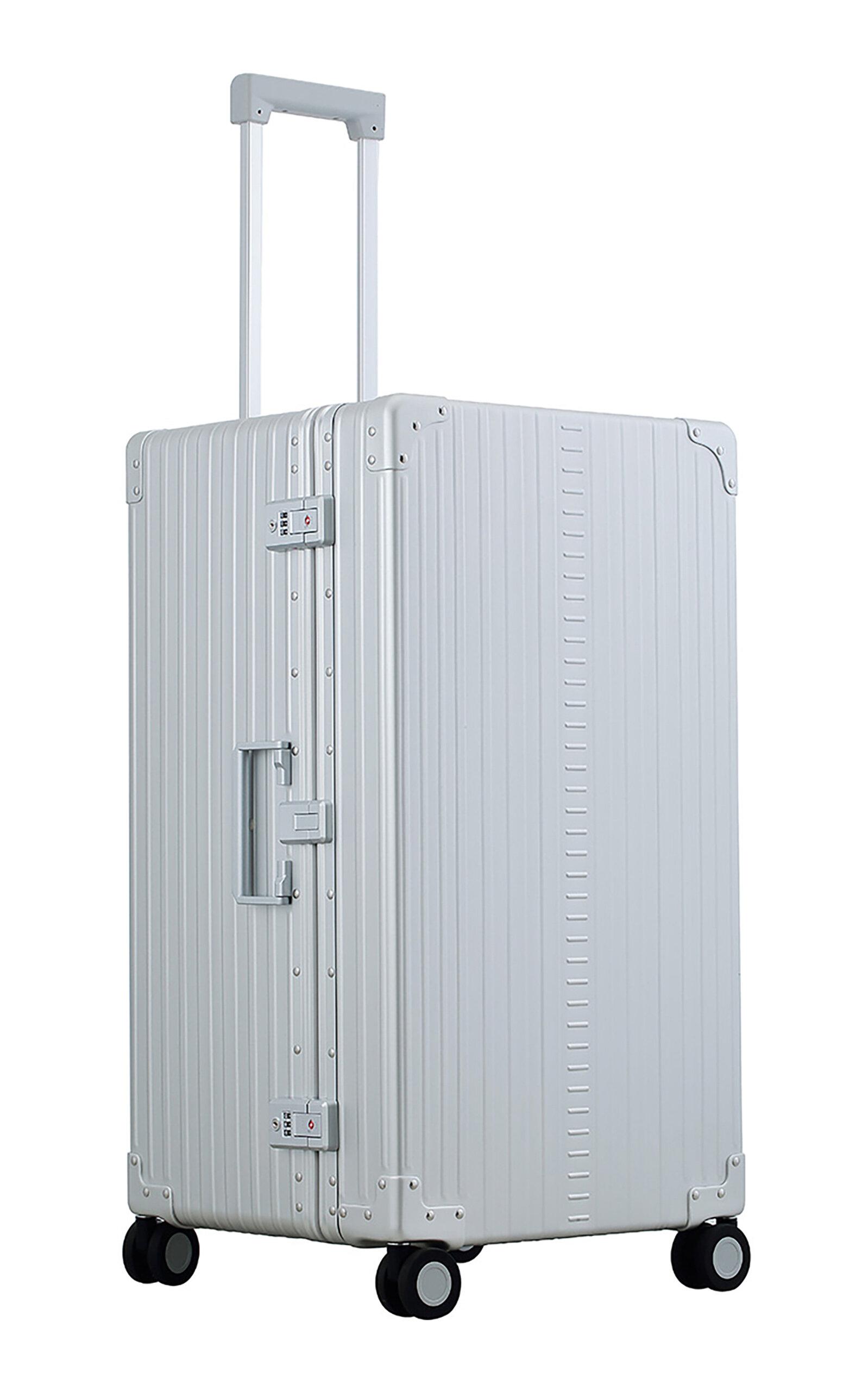 Aleon - 30" International Trunk Checked - Silver - Moda Operandi by ALEON