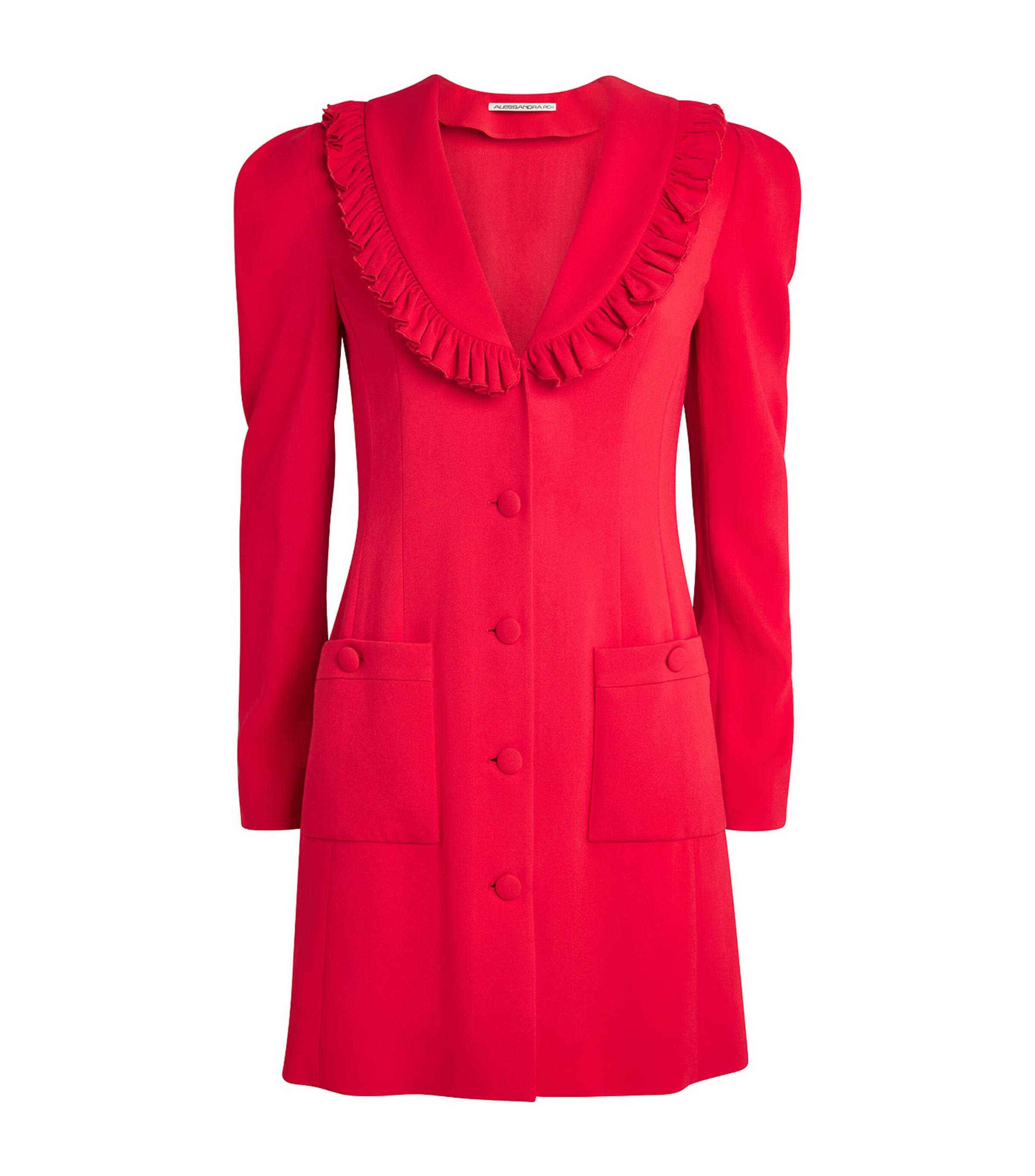 Alessandra Rich Ruffled Cady Mini Dress by ALESSANDRA RICH