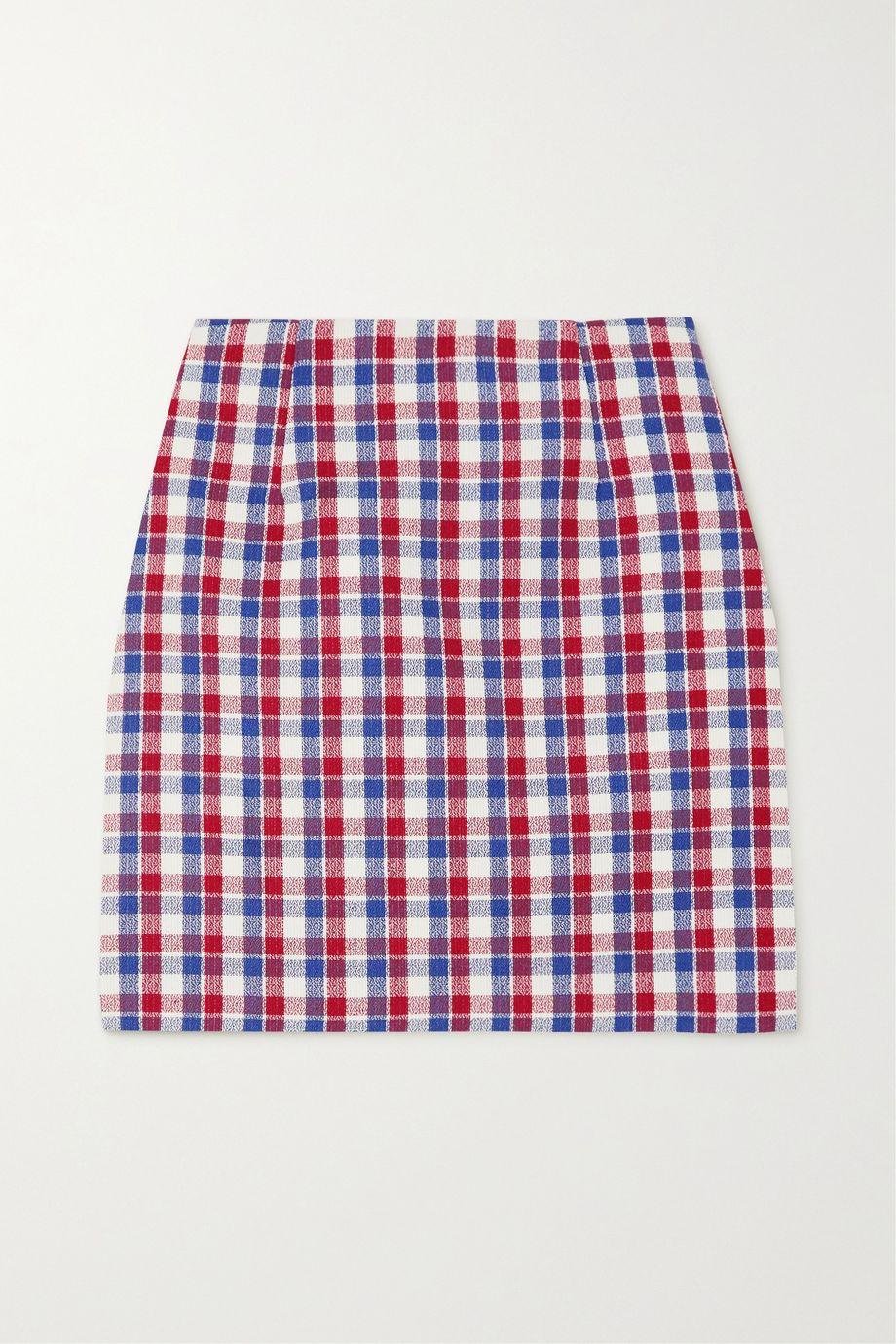 Checked tweed mini skirt by ALESSANDRA RICH