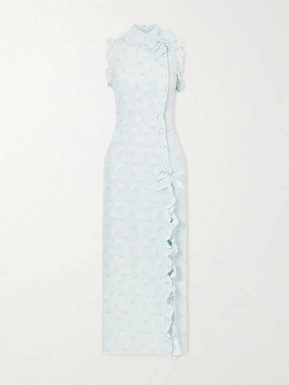 Printed silk midi dress by ALESSANDRA RICH