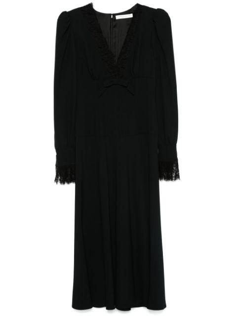 V-neck midi dress by ALESSANDRA RICH