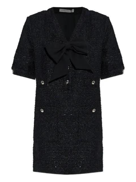 bow-embellished tweed dress by ALESSANDRA RICH