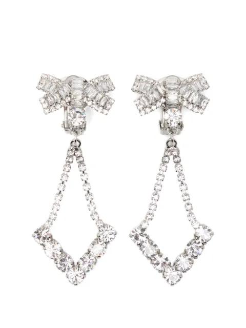 bow-pendant earrings by ALESSANDRA RICH