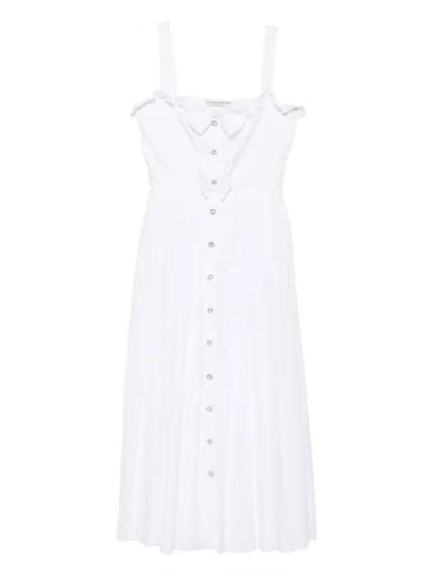 buttoned midi dress by ALESSANDRA RICH