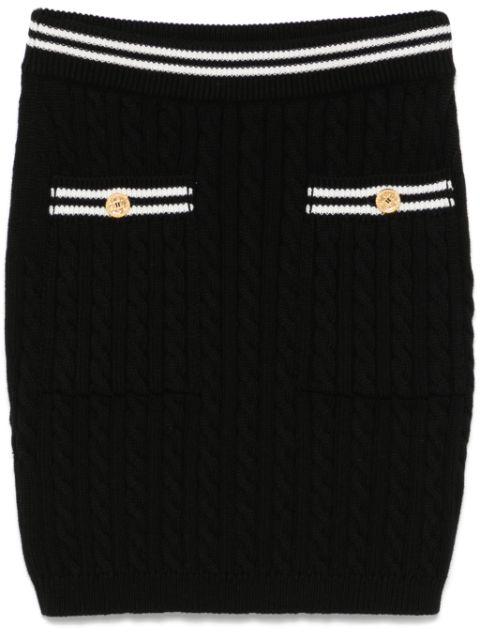 cable-knit mini skirt by ALESSANDRA RICH