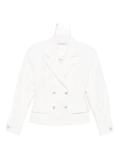 crystal-embellished double-breasted jacket by ALESSANDRA RICH