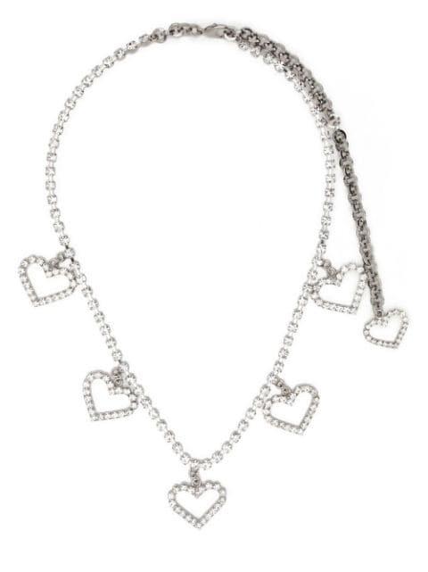 crystal heart necklace by ALESSANDRA RICH