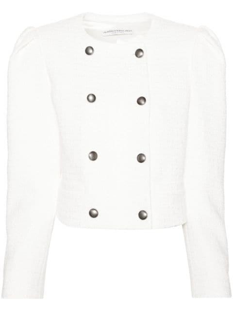 double-breasted bouclé jacket by ALESSANDRA RICH