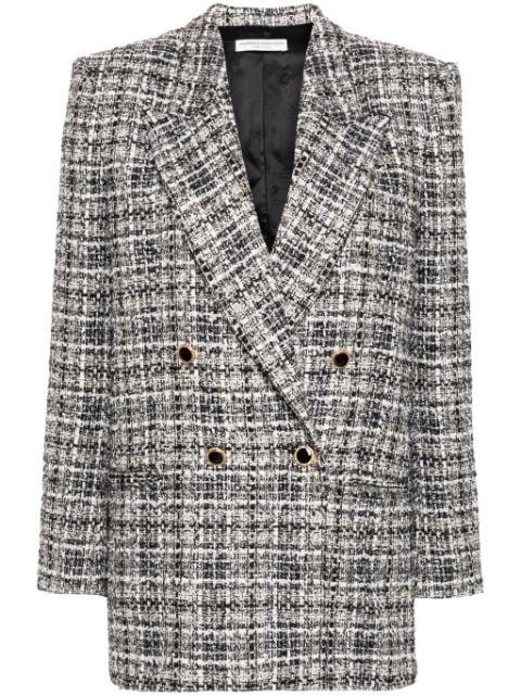 double-breasted tweed blazer by ALESSANDRA RICH