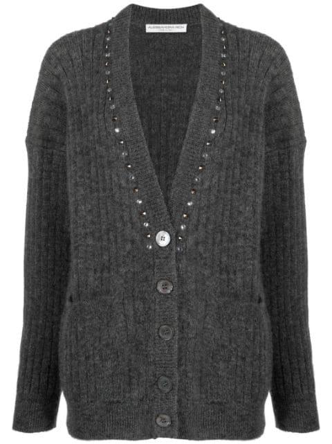embellished wool-blend cardigan by ALESSANDRA RICH