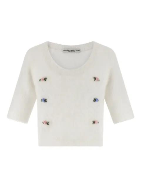 embroidered sweater by ALESSANDRA RICH