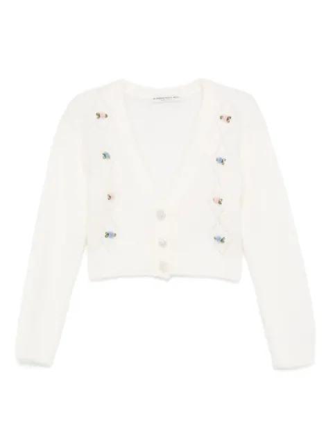 floral-embroidered cardigan by ALESSANDRA RICH