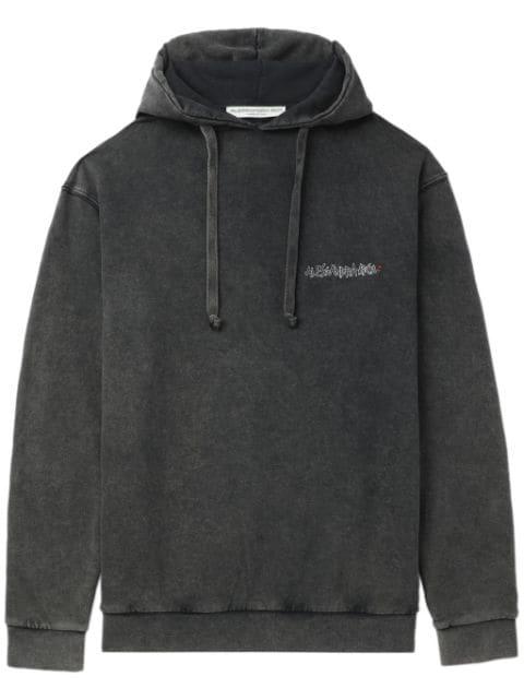 graphic-print cotton hoodie by ALESSANDRA RICH