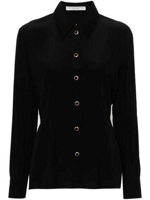 long-sleeve silk shirt by ALESSANDRA RICH