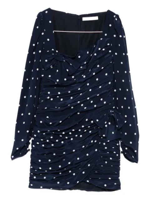 polka-dot bow mini dress by ALESSANDRA RICH