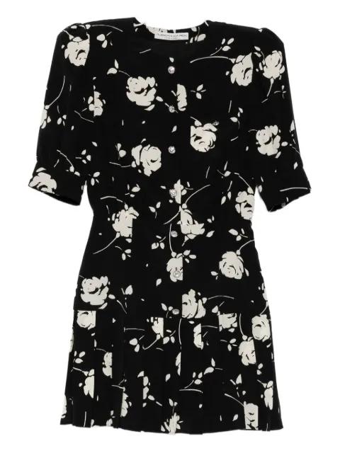 rose-print mini dress by ALESSANDRA RICH
