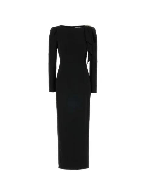 ruffled cady long dress by ALESSANDRA RICH