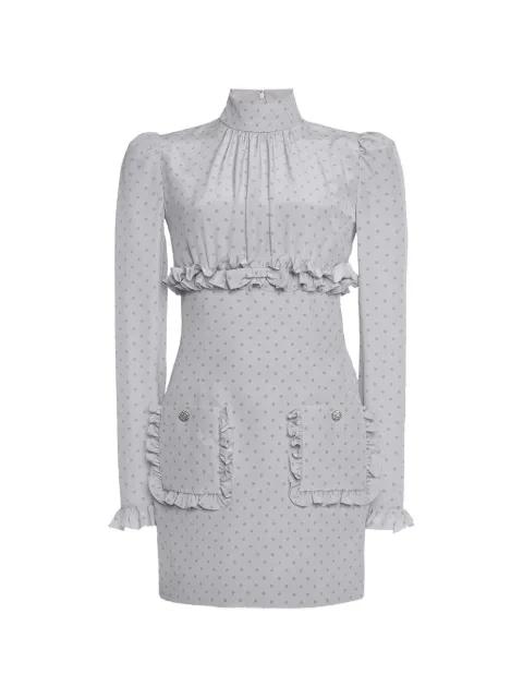 ruffled-detail mini dress by ALESSANDRA RICH