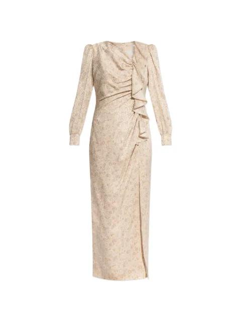 ruffled evening dress by ALESSANDRA RICH