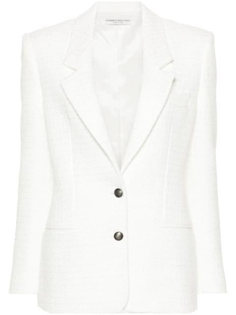 single-breasted bouclé blazer by ALESSANDRA RICH