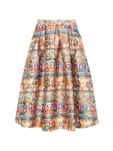 A-line midi skirt by ALESSANDRO ENRIQUEZ