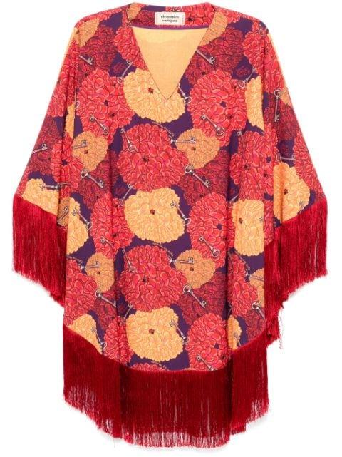 floral-print mini dress by ALESSANDRO ENRIQUEZ