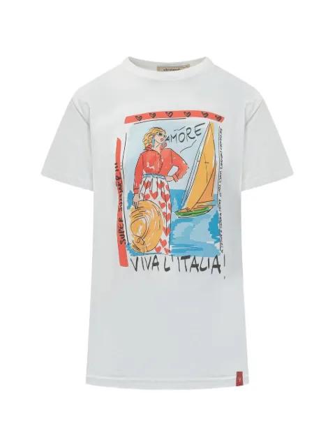graphic-print T-shirt by ALESSANDRO ENRIQUEZ