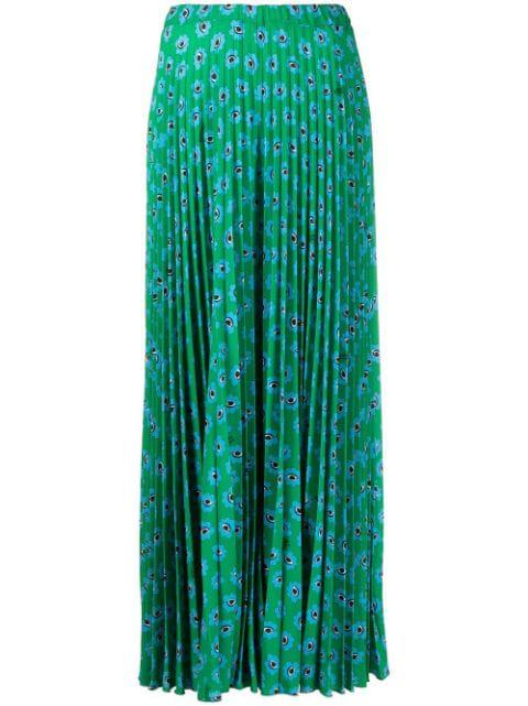 graphic-print pleated trousers by ALESSANDRO ENRIQUEZ