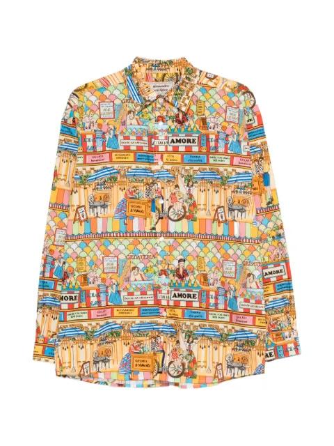 graphic-print shirt by ALESSANDRO ENRIQUEZ