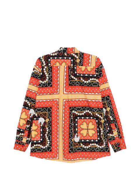 hearts print top by ALESSANDRO ENRIQUEZ