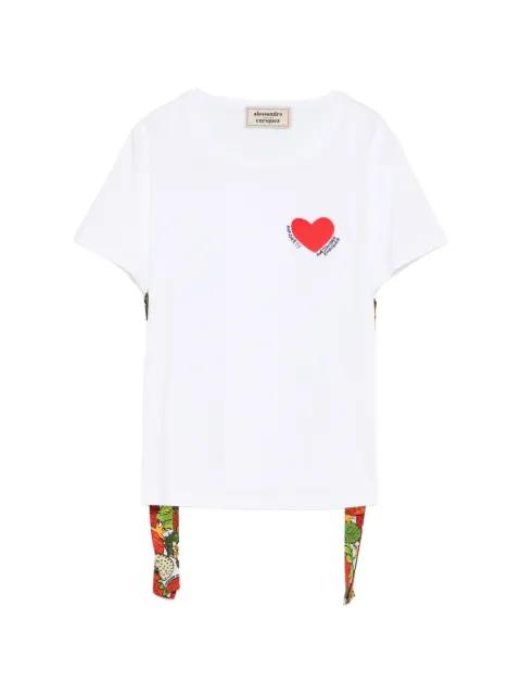 logo-embroidered T-shirt by ALESSANDRO ENRIQUEZ