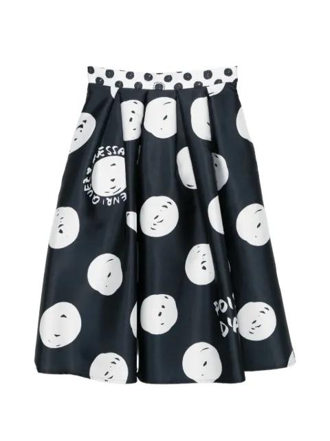 polka dot print skirt by ALESSANDRO ENRIQUEZ