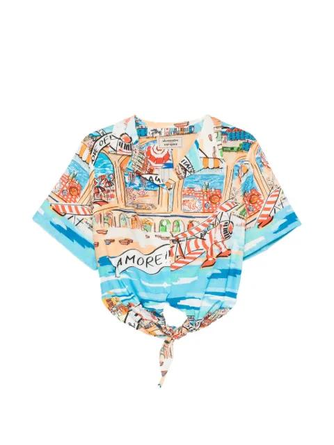 printed short-sleeves shirt by ALESSANDRO ENRIQUEZ
