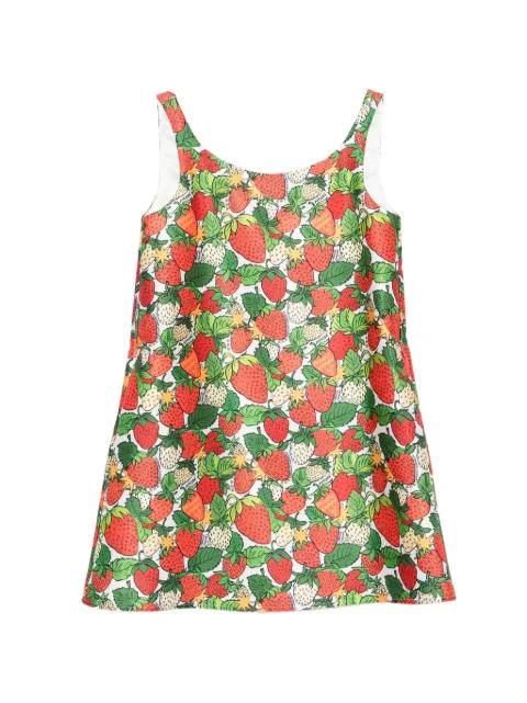 strawberry-print mini dress by ALESSANDRO ENRIQUEZ