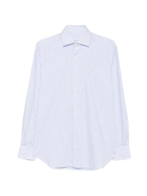 striped cotton shirt by ALESSANDRO GHERARDI