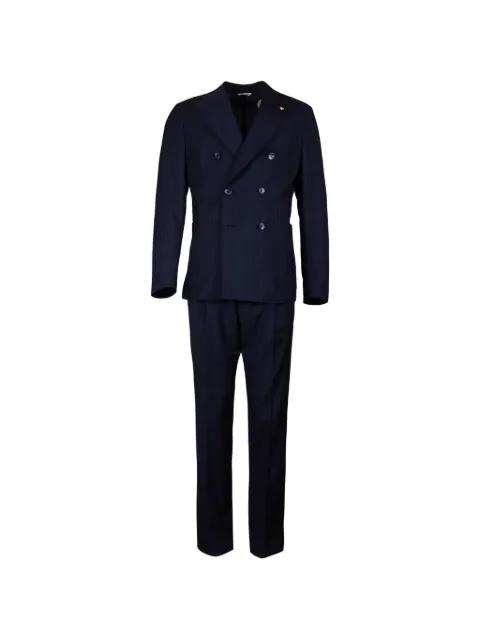 pinstriped double-breasted suit by ALESSANDRO GILLES
