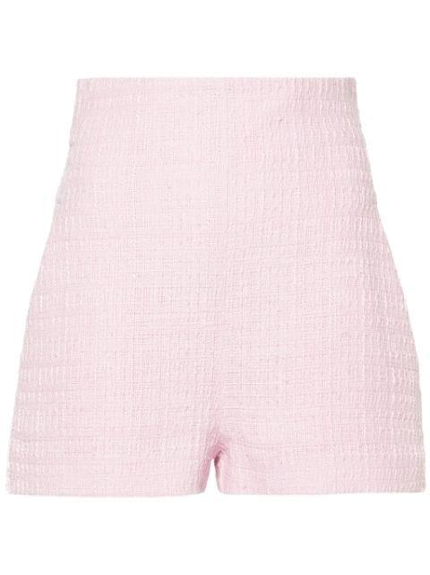 bouclé mini shorts by ALESSANDRO VIGILANTE